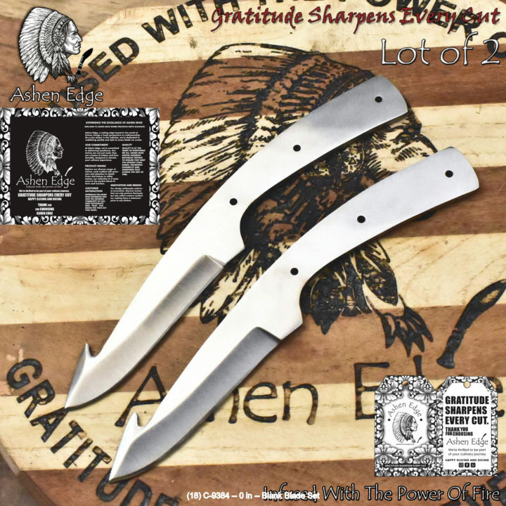 Wholesale knife blanks: hand-forged damascus blank blades hand-forged by Louis Martin