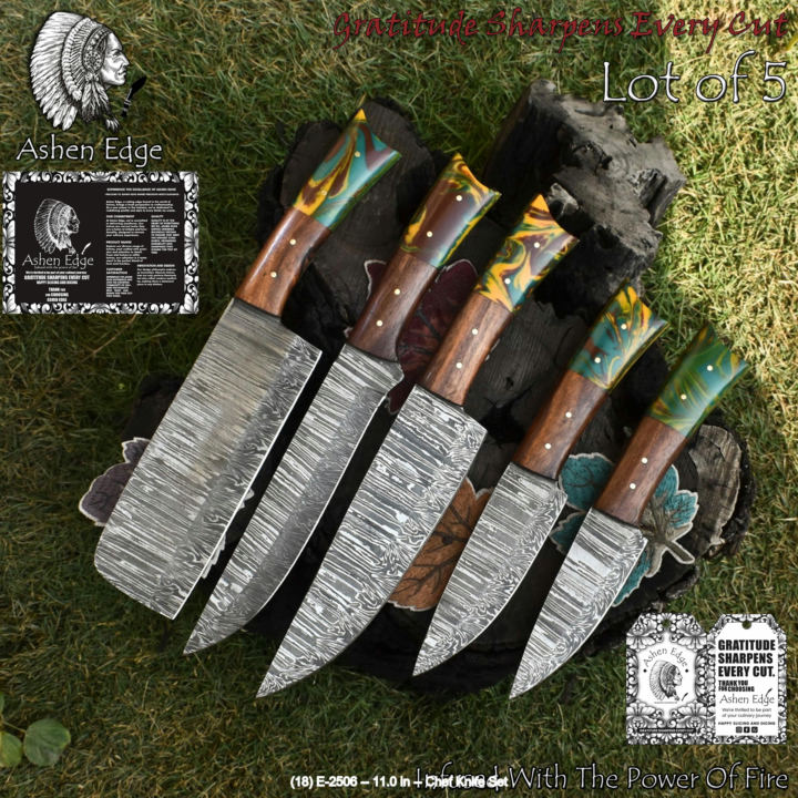 Wholesale kitchen knives & knife sets hand-forged by Louis Martin