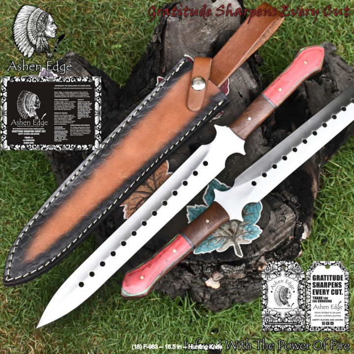 Wholesale gut hook knives hand-forged by Louis Martin