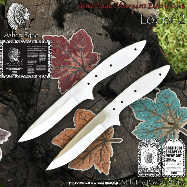 Wholesale knife blanks: hand-forged damascus blank blades hand-forged by Louis Martin