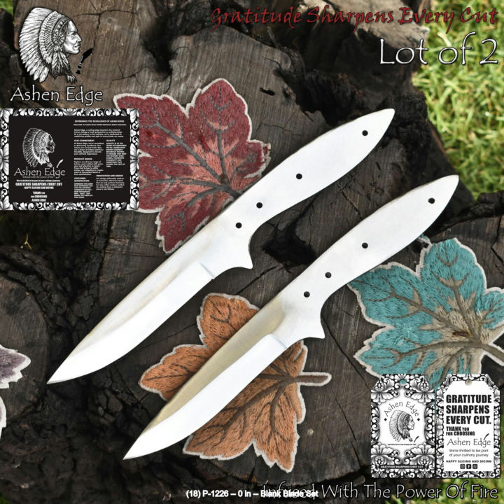 Wholesale knife blanks: hand-forged damascus blank blades hand-forged by Louis Martin