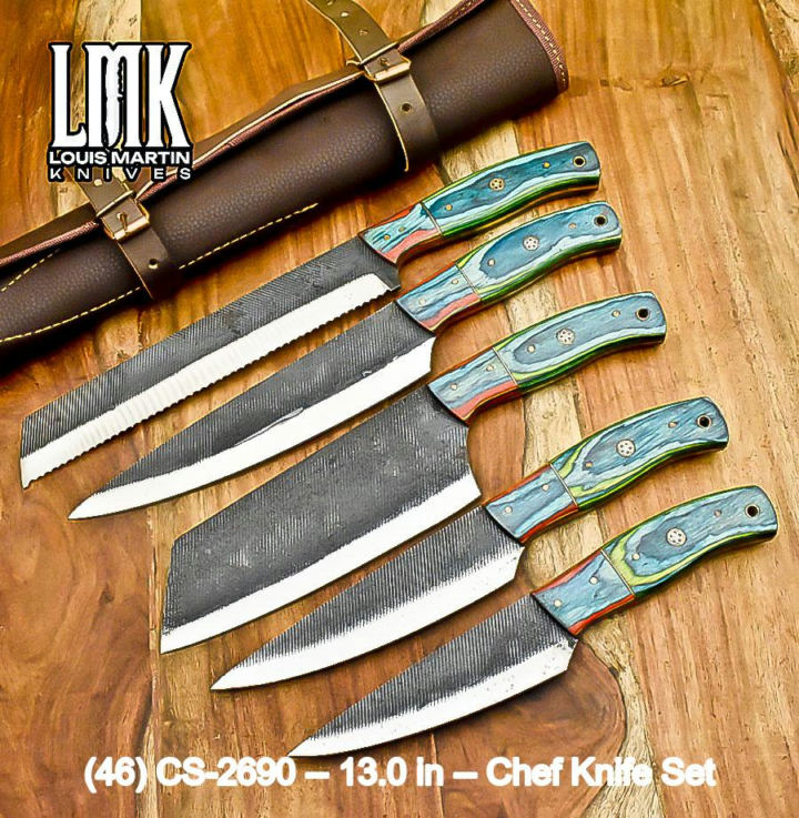 Wholesale kitchen knives & knife sets hand-forged by Louis Martin